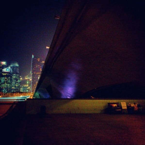 Photo of Esplanade Bridge at Esplanade Bridge, Queen Elizabeth Walk, Downtown Core, Central, 39802, Singapore. Private sanctuary in the heart of the city 🎶🌜