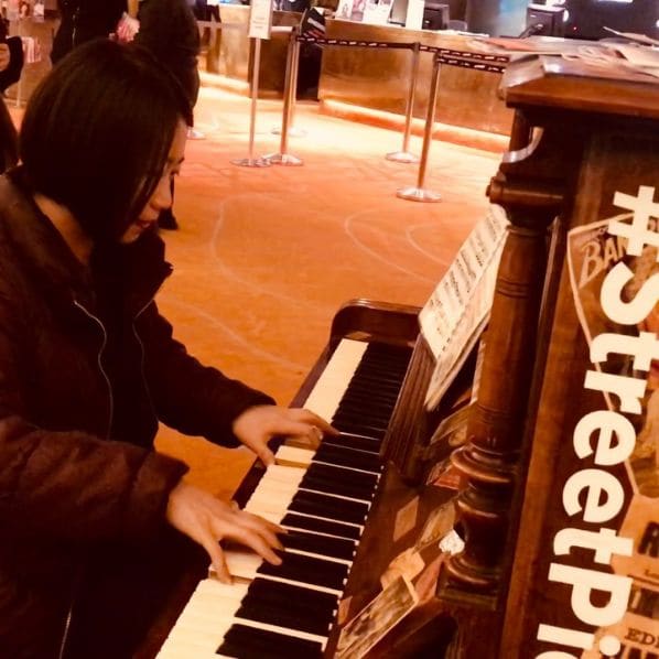 Public piano in Melbourne, Victoria, Australia