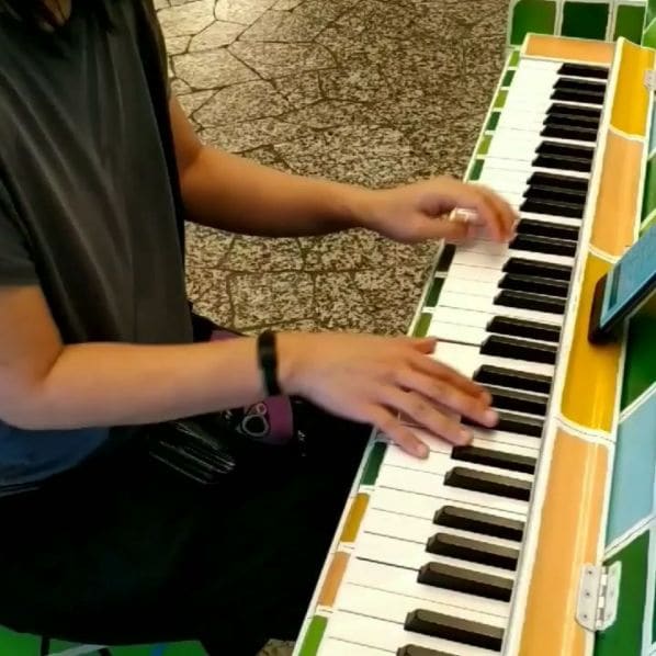 Public piano in Southwest, Singapore