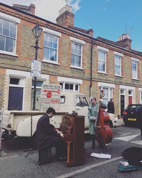 Photo of Columbia Road, London at Sivill House, Columbia Road, Whitechapel, London Borough of Tower Hamlets, London, Greater London, England, E2 7NN, United Kingdom