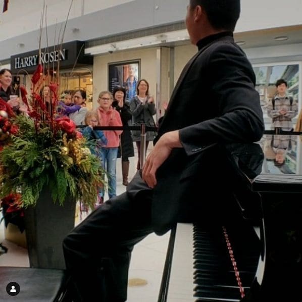 Public piano in Vancouver, British Columbia, Canada