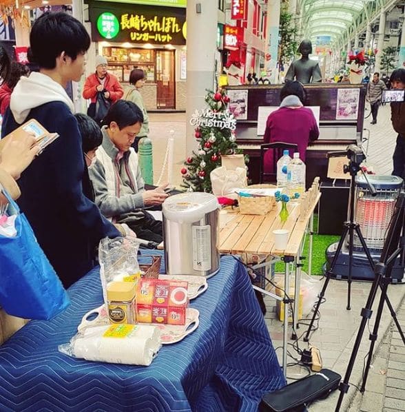 Photo of 赤羽ストリートピアノ at 長崎ちゃんぽんリンガーハット赤羽店, Lala Garden, Akabane 2-chome, Kita, Tokyo, 115-0045, Japan