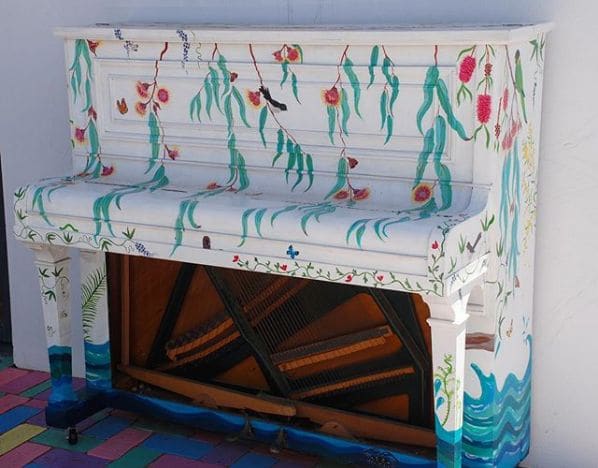 Public piano in Mandurah, Western Australia, Australia