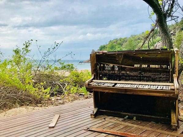 Public piano in Townsville, Queensland, Australia