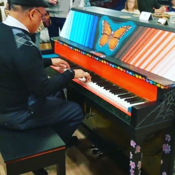 Public piano in Yakima, Washington, United States