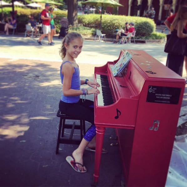 Photo of Piedmont Park at Atlanta, Fulton County, Georgia, 30308, United States. Pianos for Peace! Found one in Piedmont Park