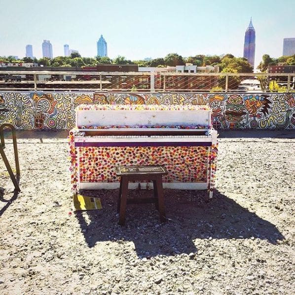 Public piano in Atlanta, Georgia, United States