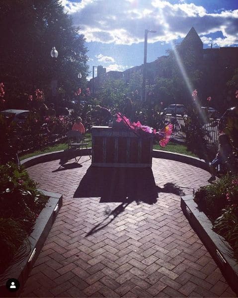 Public piano in Boston, Massachusetts, United States