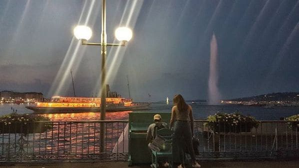 Photo of Jet d'eau Genève at Pierre du Niton, Quai Gustave-Ador, Les Eaux-Vives, Eaux-Vives, Geneva, Grand Genève, Geneva, 1207, Switzerland