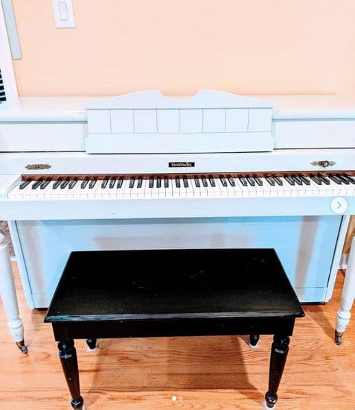 Public piano in Johnson City, Tennessee, United States