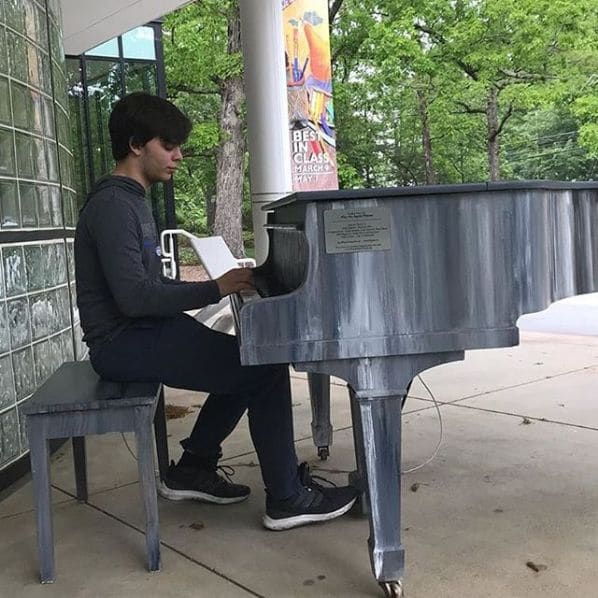 Public piano in Fulton County, Georgia, United States