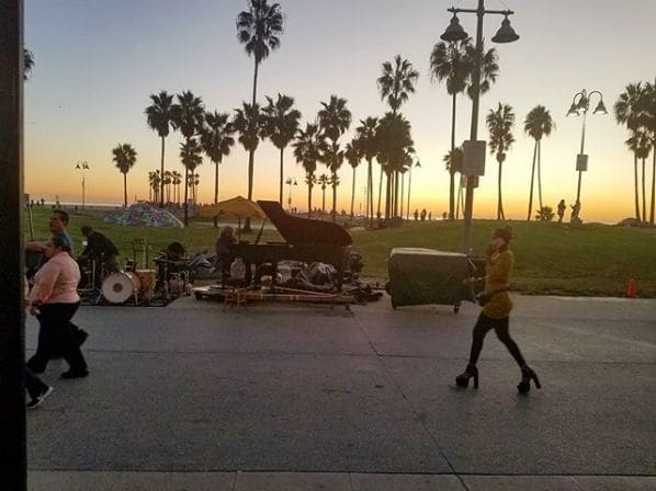 Photo of The Sidewalk Cafe at Small World Books, Ocean Front Walk, Venice, Los Angeles, California, 90291-3879, United States