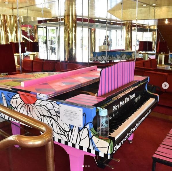 Public piano in Melbourne, Victoria, Australia