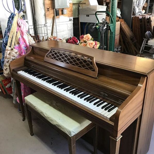 Public piano in Worcester County, Massachusetts, United States
