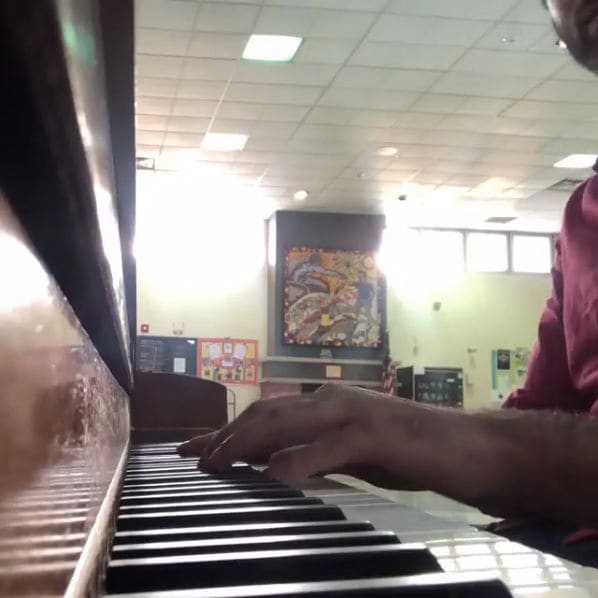 Public piano in Chicago, Illinois, United States