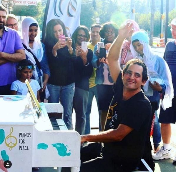 Photo of Pianos For Peace at Giant Peach, Peachtree Street, Brookwood, Atlanta, Fulton County, Georgia, 30363, United States
