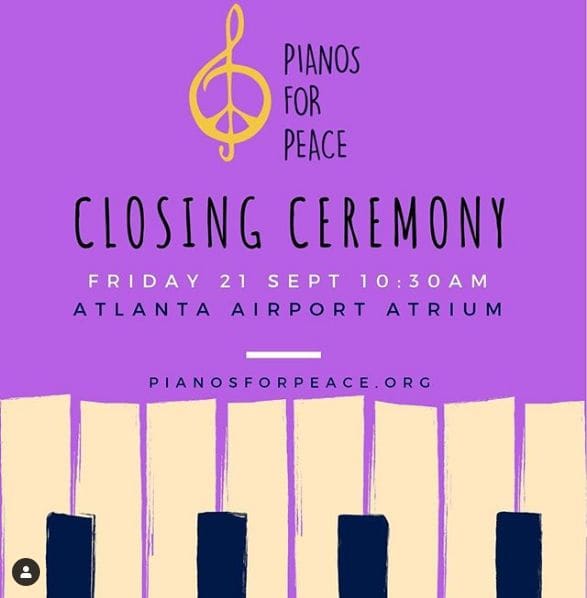 Photo of Pianos For Peace at Giant Peach, Peachtree Street, Brookwood, Atlanta, Fulton County, Georgia, 30363, United States