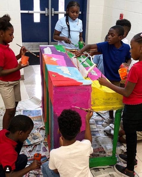 Public piano in Atlanta, Georgia, United States
