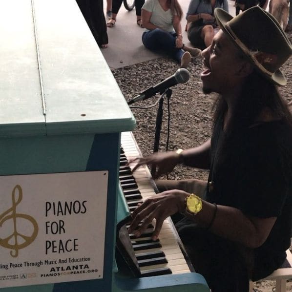 Public piano in Atlanta, Georgia, United States
