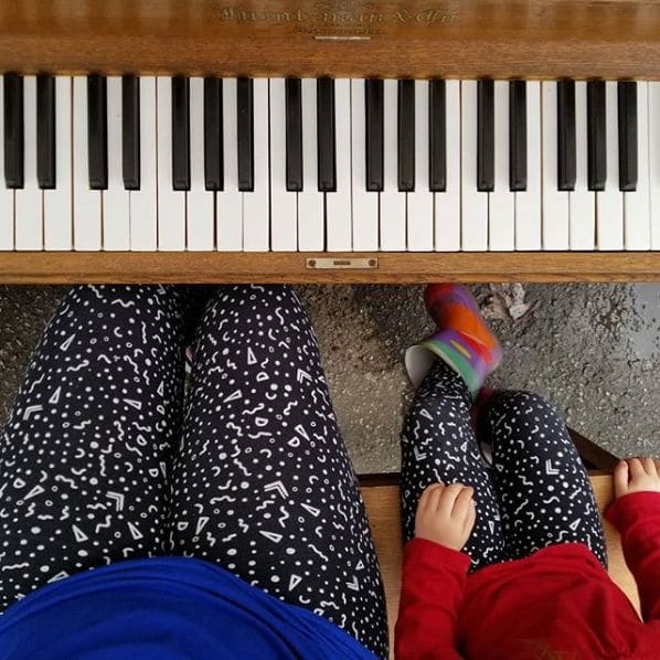 Public piano in Vancouver, British Columbia, Canada