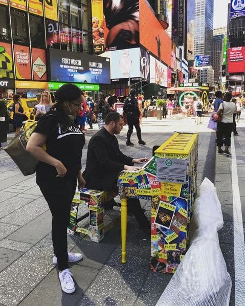 Photo of Times Square, New York City at New York Marriott Marquis, 1535, Broadway, Theater District, Manhattan, New York County, New York, 10019, United States
