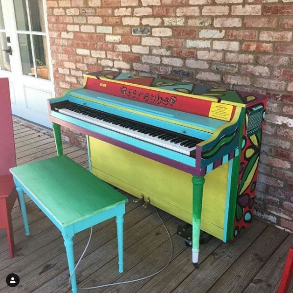 Public piano in Fulton County, Georgia, United States
