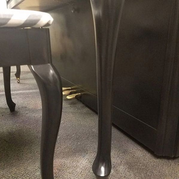 Photo of The Piano Gal Shop at Beans N' Cream Coffeehouse, Cannery Square, Sun Prairie, Dane County, Wisconsin, 53590, United States. Sneak peek at my latest custom piano. It'll…