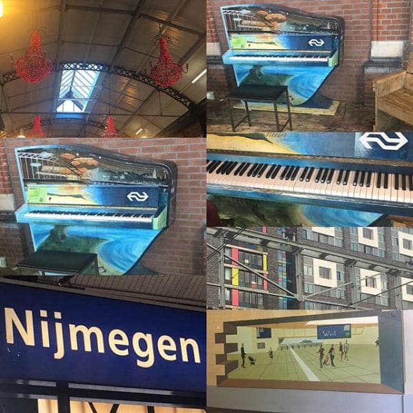 Photo of Nijmegen railway station at Kiosk, Tunnelweg, Stadscentrum, Nijmegen-Centrum, Nijmegen, Gelderland, Netherlands, 6512AB, Netherlands