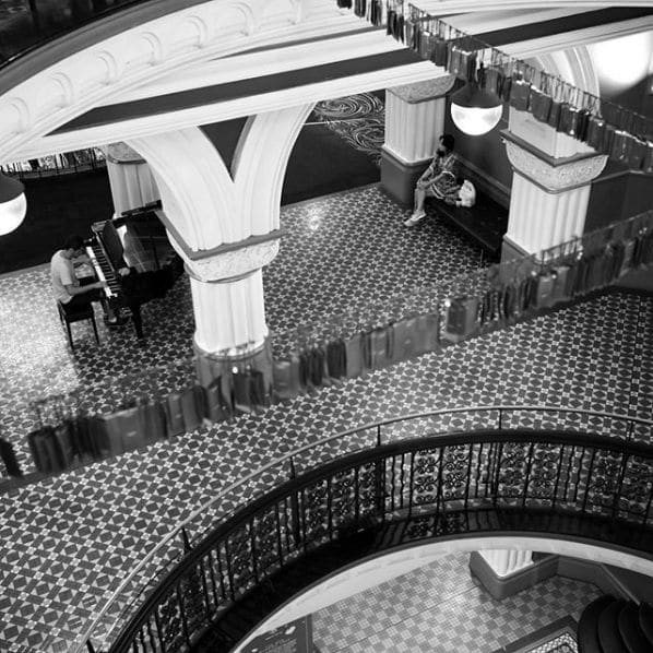 Photo of Qvb- Queen Victoria Building at QVB, George Street, Darling Quarter, Sydney, Council of the City of Sydney, New South Wales, 2000, Australia