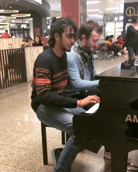 Photo of Malta International Airport at 35, Oberglatterstrasse, Rümlang, Bezirk Dielsdorf, Zurich, 8153, Switzerland. Piano gig with a random passenger at the airport.