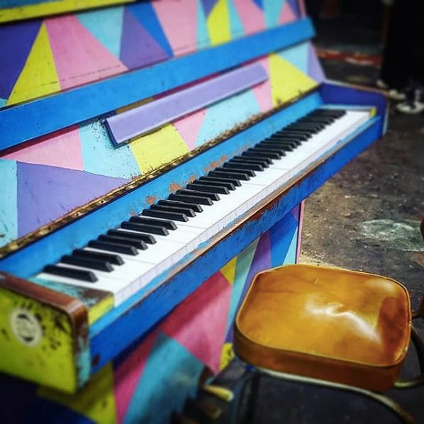 Public piano in City of Fremantle, Western Australia, Australia
