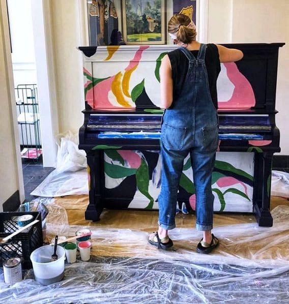 Photo of Fort Collins, Colorado at Whole Foods Market, 2201, South College Avenue, Fort Collins, Larimer County, Colorado, 80525, United States. That one time I painted a piano 🎶