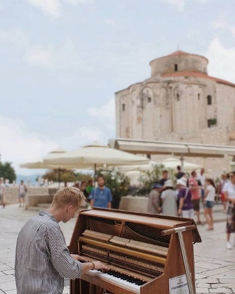 Photo of Zadar Stari Grad at Mlinar, Široka ulica, Mjesni odbor Poluotok, Poluotok, Zadar, Grad Zadar, Zadar County, 23103, Croatia. Throwback to last summer in Croatia 🌊 Morgen…