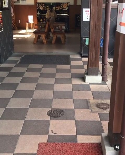 Photo of Konoha Station at Konoha, 部田見木葉線, 大字上木葉, Gyokuto, Tamana County, Kumamoto Prefecture, Japan. A girl was playing the theme song \