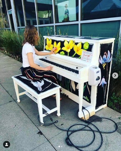 Public piano in Minneapolis, Minnesota, United States
