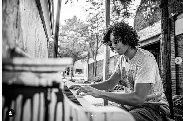 Public piano in Portage County, Wisconsin, United States
