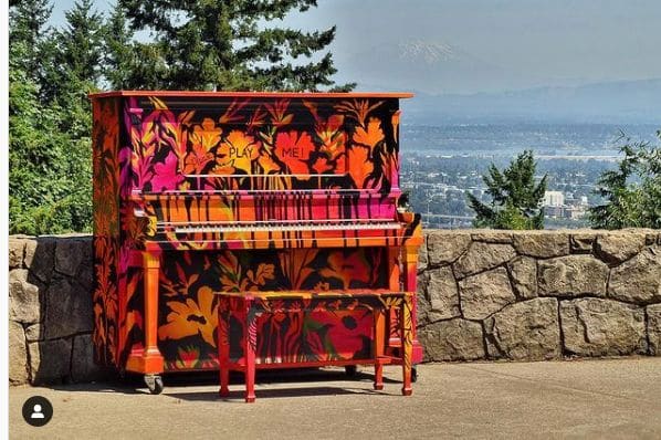 Photo of Council Crest Park at Council Crest Trail, Southwest Hills, Portland, Multnomah County, Oregon, 97201, United States. The pianos are back! This beauty sitting up at…