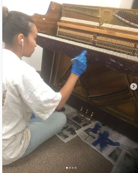 Public piano in Franklin County, Ohio, United States