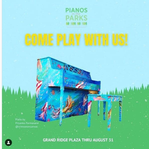 Photo of Issaquah Highlands at Allegro Pediatrics, Northeast High Street, Grand Ridge Plaza, Issaquah, King County, Washington, 98029, United States. Pianos in the parks is in…
