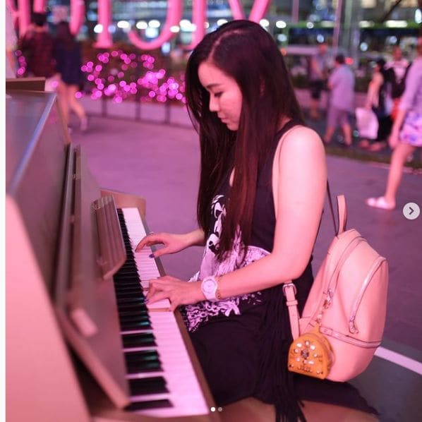 Public piano in Central, Singapore