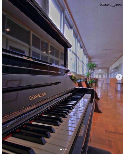 Public piano in Fukuchiyama, Japan
