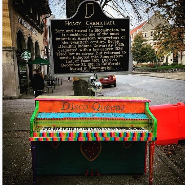Photo of BuffaLouie's at The Gables at BuffaLouie's, 114, South Indiana Avenue, Bloomington, Monroe County, Indiana, 47401, United States. I love seeing pianos around…