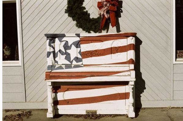 Public piano in Finney County, Kansas, United States