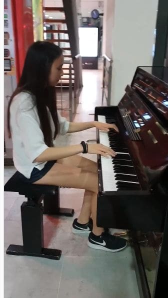 Public piano in Maritime Alps, Provence-Alpes-Côte d'Azur, France