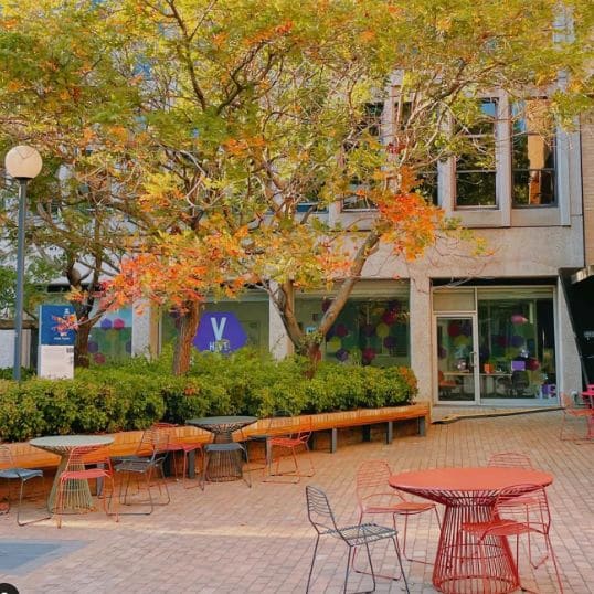 Photo of Union House, University of Melbourne at Union House, North Court, Melbourne Innovation District, Parkville, Melbourne, City of Melbourne, Victoria, 3010, Australia.…