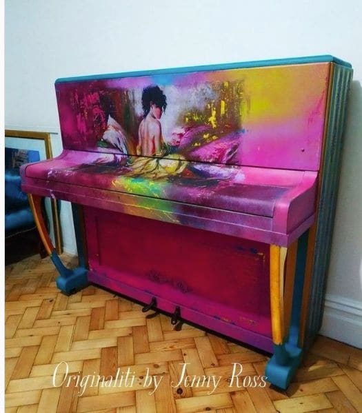 Photo of Colorado at Park County, Colorado, United States. Talk about a truly artistic piece! This gorgeous painted piano by…