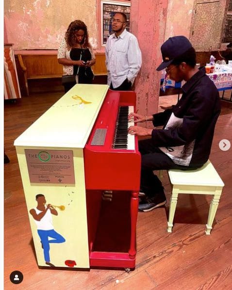 Public piano in New Orleans, Louisiana, United States