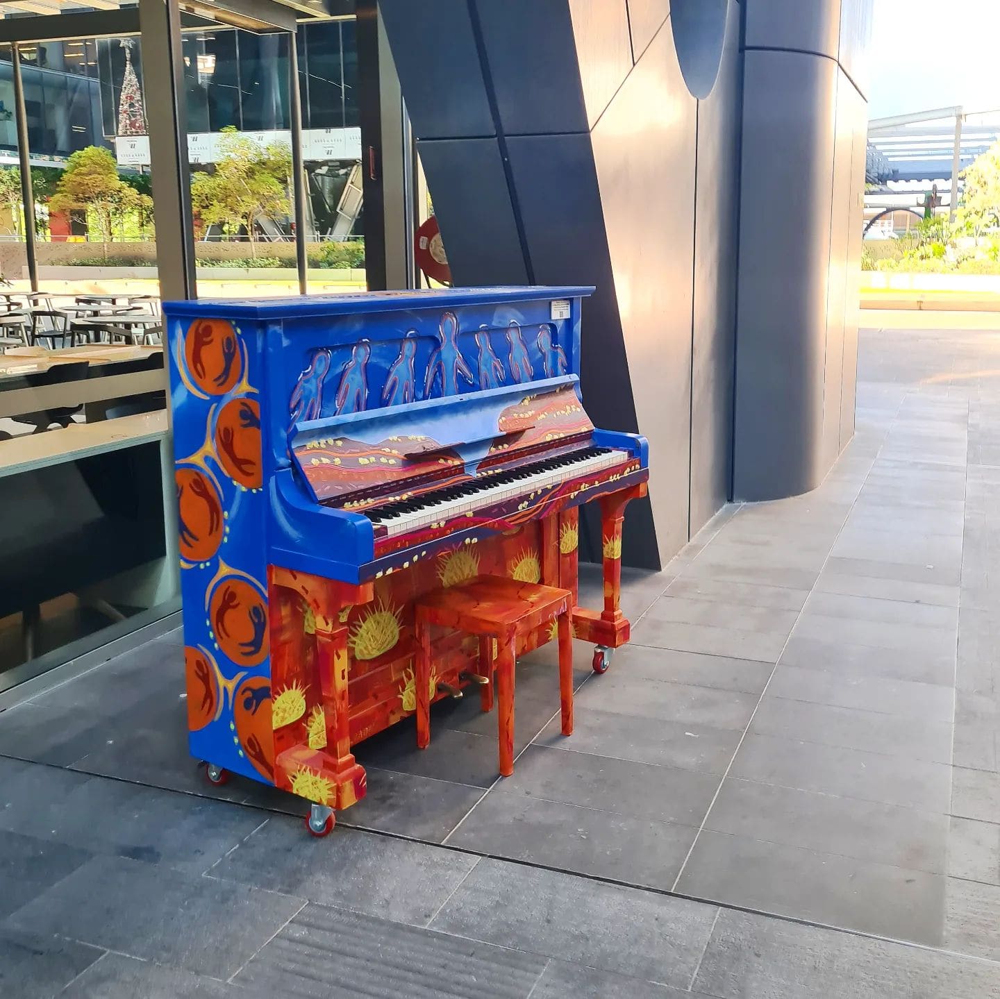 Public piano in Perth, Western Australia, Australia