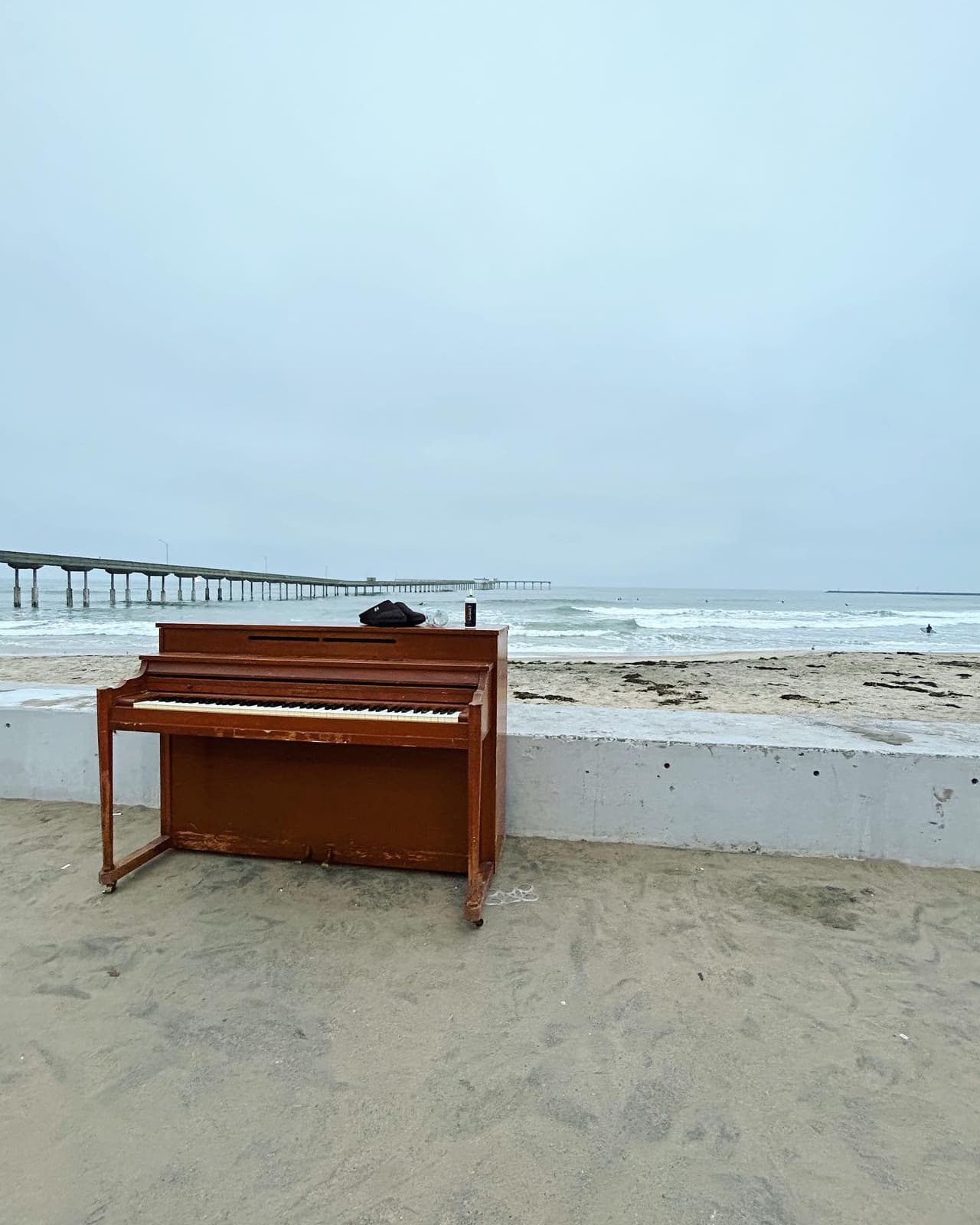 Photo of Ocean Beach at 195, Cottage Walk, Village of Ocean Beach, Town of Islip, Suffolk County, New York, 11770, United States. Hi favorite pier! It’s definitely weird here,…