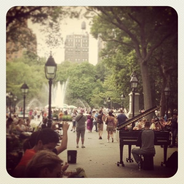 Photo of Washington Square Park at Washington Square Fountain, Washington Square South, Washington Square Village, Manhattan Community Board 2, Manhattan, New York County, New…